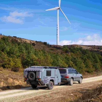 XPS PVC Pop Up Camper Trailer Good Isolation Solar Powered Camper