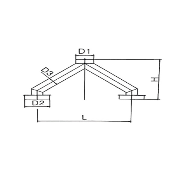 Y Type Stainless Steel Manifolds OEM Pharmaceutical Machinery Spare Parts