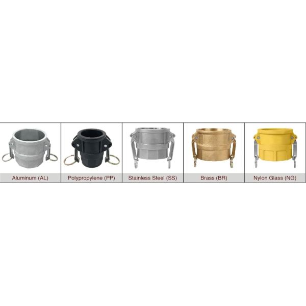 Camlock Type Hose Pipe Fittings Stainless Steel Aluminum Brass Quick Release Coupling