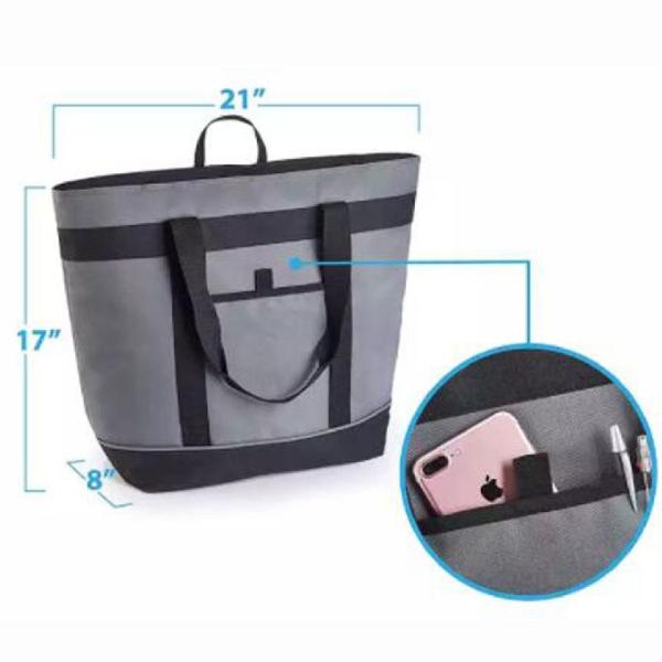 восходящий поток теплого воздуха Tote полиэстера меланжа 600d изолировал более крутые сумки для женщин