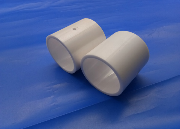 Custom Zirconia Ceramic Parts Shaft Sleeve Motor Bush Zro2 Mud Pump Liner YSZ Bushing