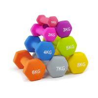 1kg To 8kg Rubber Hex Dumbbells Men'S Health Rubber Dumbbells