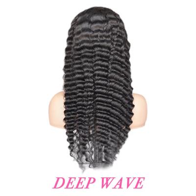 100% Remy Human Hair 5x5 Deep Wave Human Hair Lace Front Wigs for Black Women