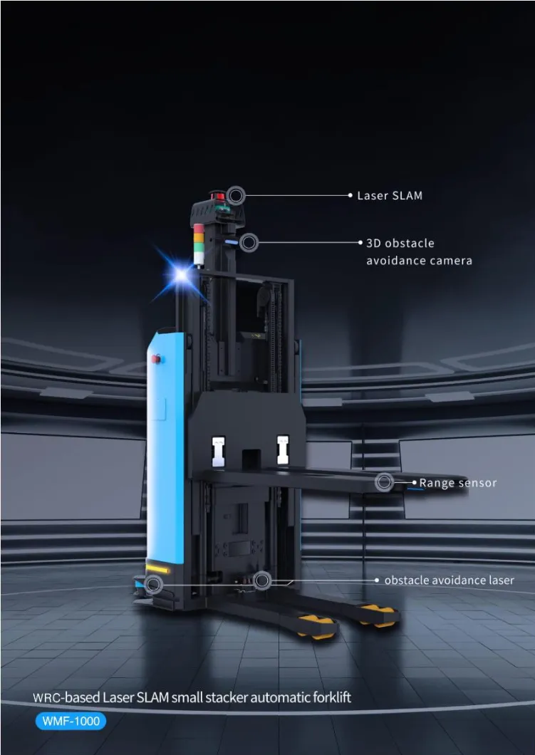Electric Forklift Warehouse Automatic Stacker for Cayying Pallet