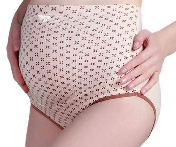 Spring Soft Body Care Maternity Panties , High Waisted Maternity Underwear