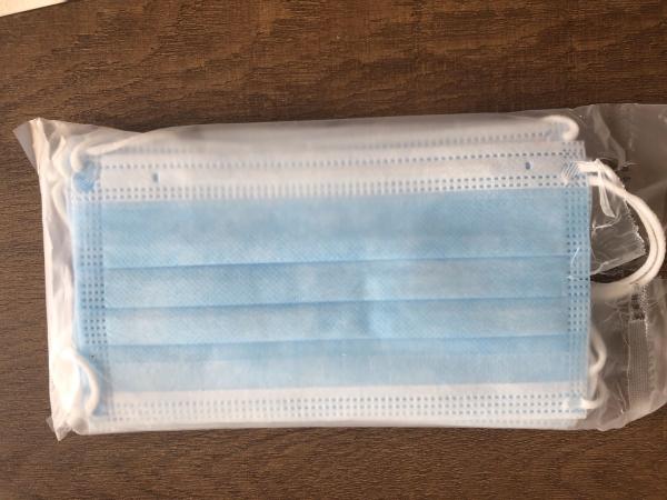 3 ply Non Woven Face Mask ear hanging protective Filtration Barrier Against Germ