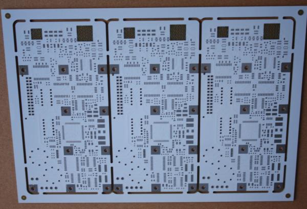 Placa do PWB da luz do diodo emissor de luz do OEM 3W 200X160mm e máscara branca Hal Lead Free Surface Finishing da solda