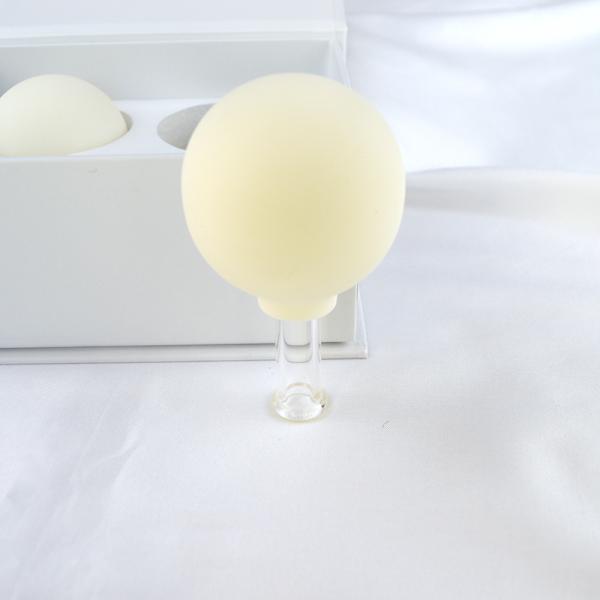 2023 Arrivals 2 Pieces Glass Silicone Cupping Set Massage Vacuum Suction Cupping Cups For Face by Rubber and Massage Hammer
