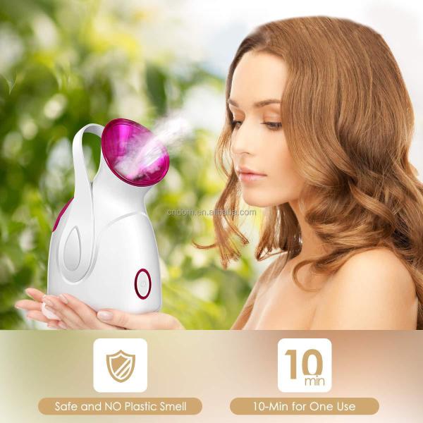 2023 Ionic Face Steamer Hot Cold Humidifier Portable Facial Steamer Moisturizer Salon