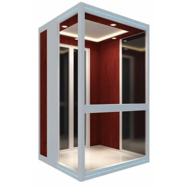 кабина украшения полностью совместного контроля 2000kg деревянная для панорамного лифта