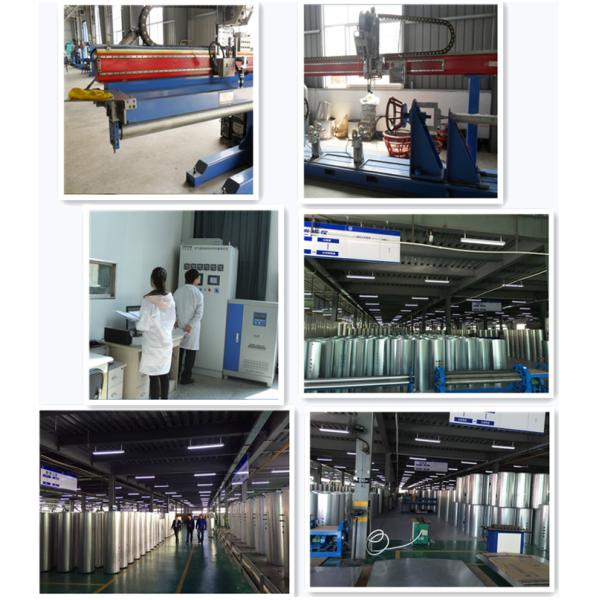 цистерна с водой давления нержавеющей стали 50L для танка буфера теплового насоса источника воздуха