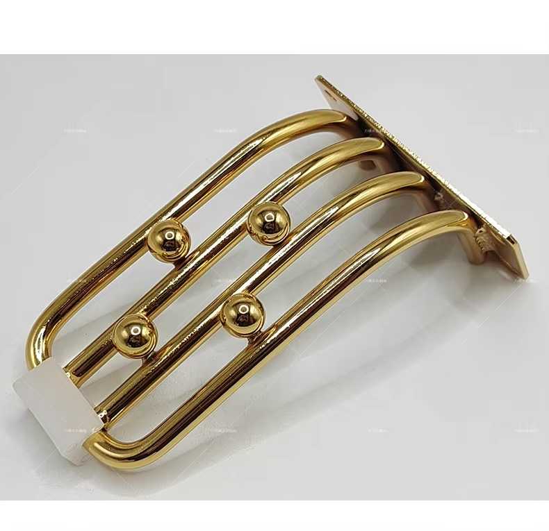 Hot Selling Gold Metal Sofa Legs Iron Furniture Chair Legs with Decorative Features for Kitchen Use Accessories for Table
