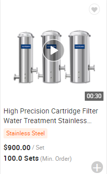 Practical and Economic Design Polished SS 304 316L Activated Carbon Filter Housing Filtration Machine