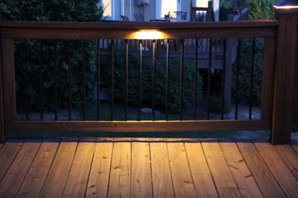 12V LED DeckLites for night lighting 12V LED Under Rail Light for Brick and stone wall eye lighting Undercover LED Light