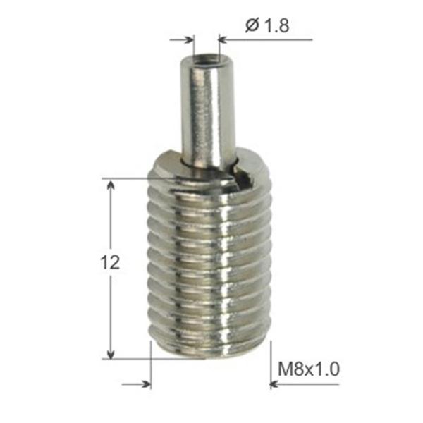 Wall Mounting Fixture Safety Cap Wire Gripper With Long Screw Use YW86080