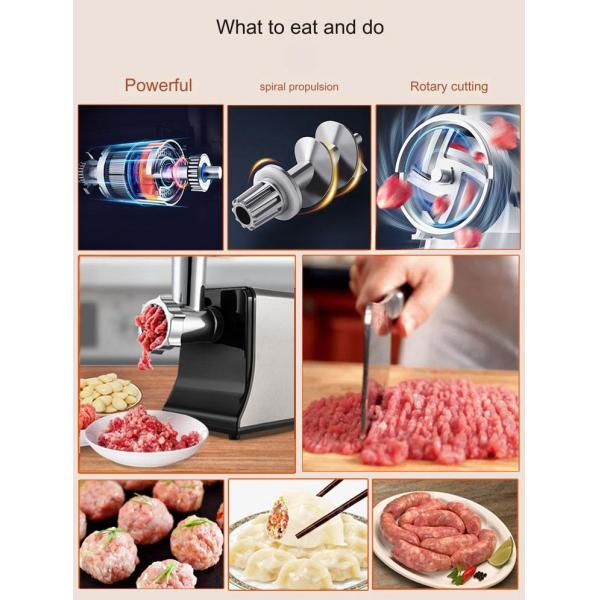 Powerful Household Meat Grinder 21L Meat Slicers Machine for Kitchen Meat Processing