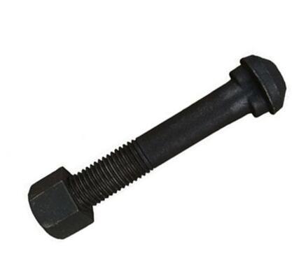 Customized High Strength Hex Head Bolt Cup Oval Neck Bolt Railway Fish Bolt