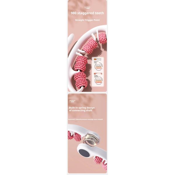 360° Circular Roller Leg Massager with Deep Rolling Massage for Fat Breakdown and Metabolism