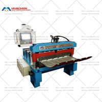 Máquina de moldeado de paneles de acero con techo curvado trapezoidal