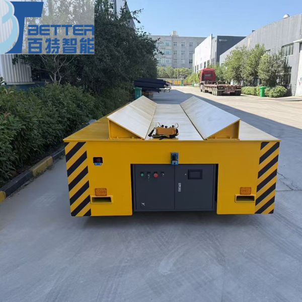 300-ton Load Capacity Electric Coil Transfer Cart with Anti-Explosion and Heat-Resistant Features for Heavy Material Handling