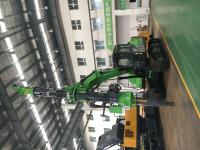 Petite plateforme de forage rotative Portable machine à puits d'eau Tysim Kr50 Avec excavatrice de 7-20t