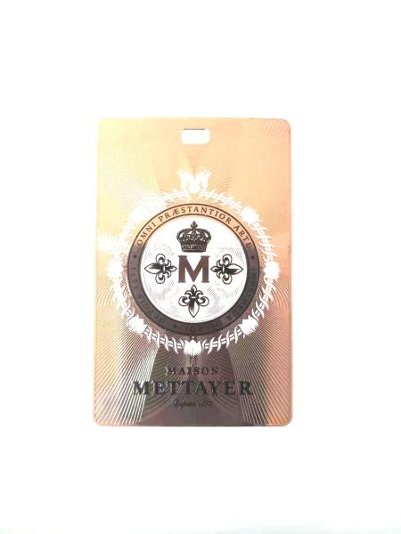 Impressão feita sob encomenda dos cartões do metal de Rose Gold 85*54mm
