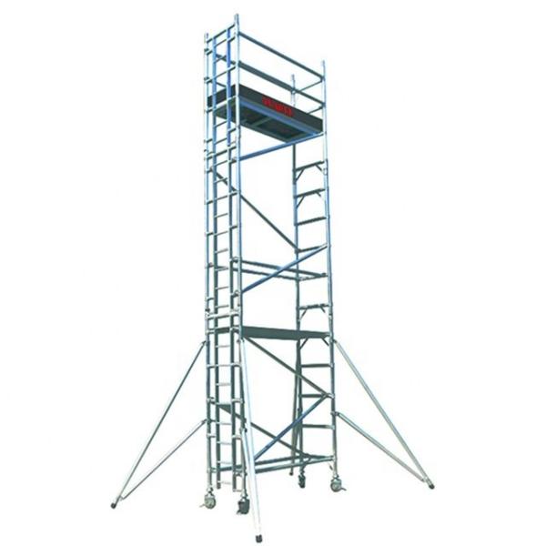 Tour d' échafaudage en aluminium léger, échafaudage en aluminium polyvalent cadre H