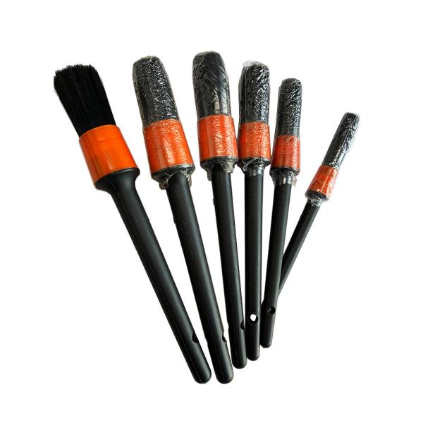 Щетка очищая щетки оптовых волос круглой головки деталей красоты автомобиля внутренняя