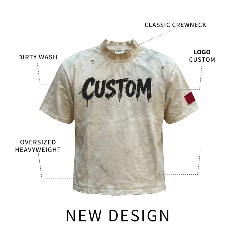 Comfortable Men T Shirts Skin Friendly With Dropped Shoulder