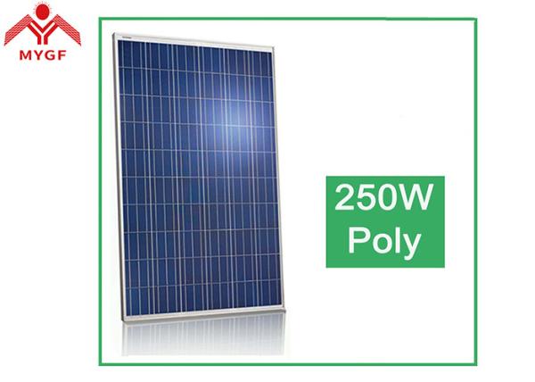 250W Polycrystalline Solar Panel Easy Installation ECO Friendly Alu Minum Alloy