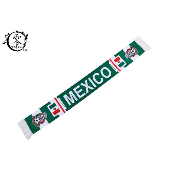 Woven Football Club Sublimation Scarf Custom Soccer Printing Fabric