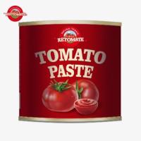 4500g de pasta de tomate enlatada atende às normas ISO HACCP e BRC, bem como às normas de produção da FDA