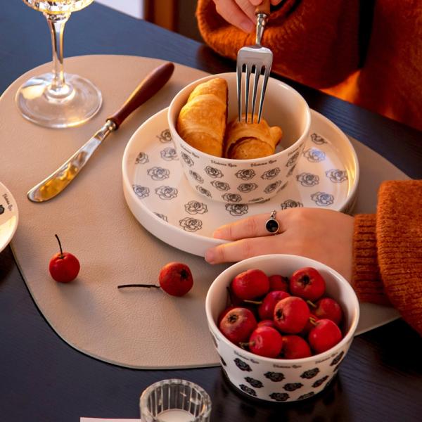 Under Glazed Technique Porcelain Dinnerware Set Ramadan Gift Tableware For 1 Person