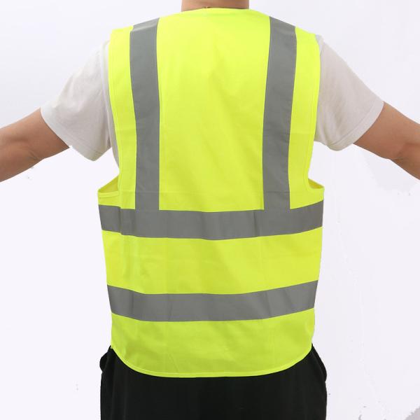 Vestes de sécurité réfléchissantes très visibles lavables pour une protection maximale