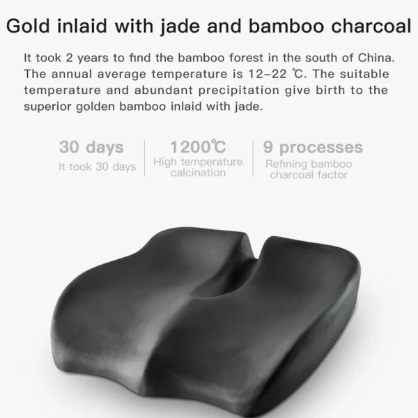 Customized Bravo Office Chair Seat Cushion for Non-Slip Sciatica and Tailbone Relief