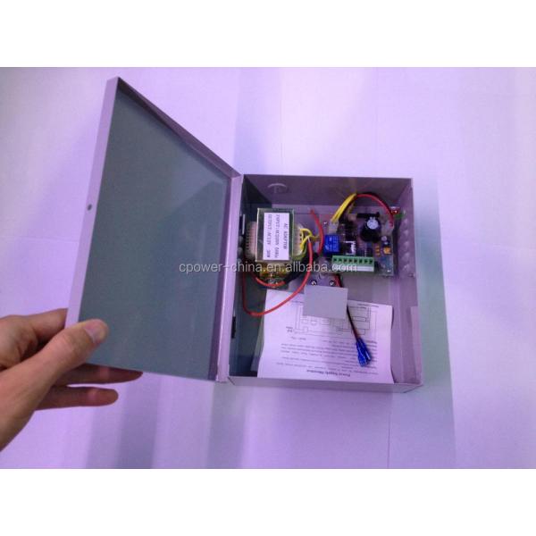 Electric Lock UPS Power Supply Access Control Uninterruptible 12V with Lock Cylinder