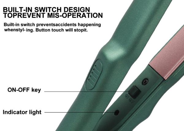Portable Small Travel Hair Straightener 1/2 Inch LED Display  CE approval
