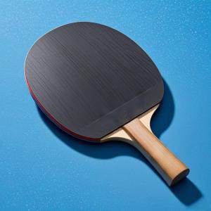 Raquete de ténis de mesa profissional com lâmina de fibra de carbono de 7 mm
