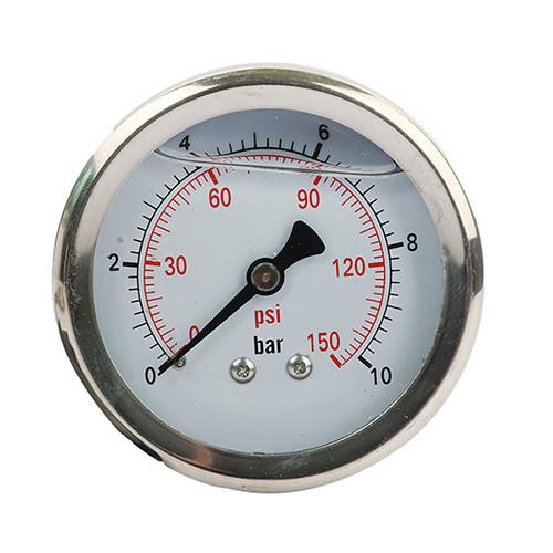 150 Psi SS Case Water Liquid Filled Pressure Gauges 2 Inch 50mm 10 Bar