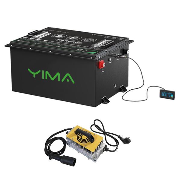 36v 48v 60v 72v 50ah 100ah 200ah Electric Golf Cart Lithium Battery Customized