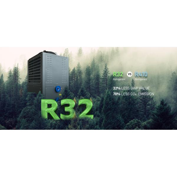 103 кВт Р32 Коммерческий тепловой насос для бассейнов с технологией быстрого нагрева