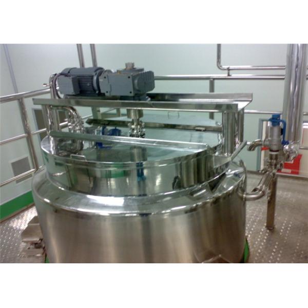 3000L 5000L 6000L Stainless Steel Juice Tanks , Yogurt Fermentation Tank