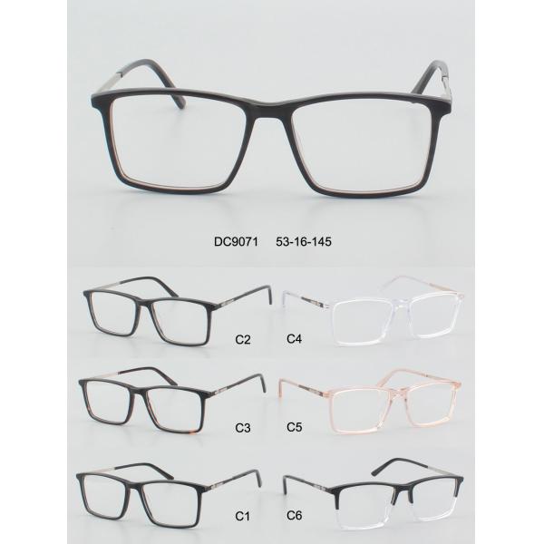 Fashion Men Business Casual 53mm Retro Square Glasses