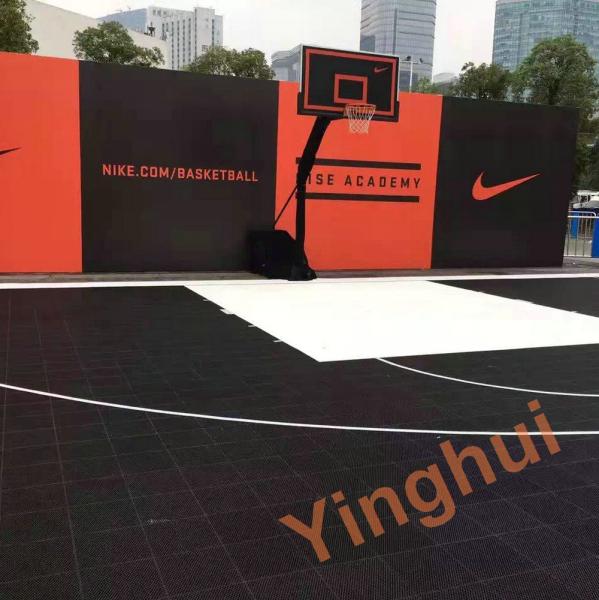 3x3 Basketball Court Flooring Outdoor Soundproof Interlock Plastic Basketball Sport Floor