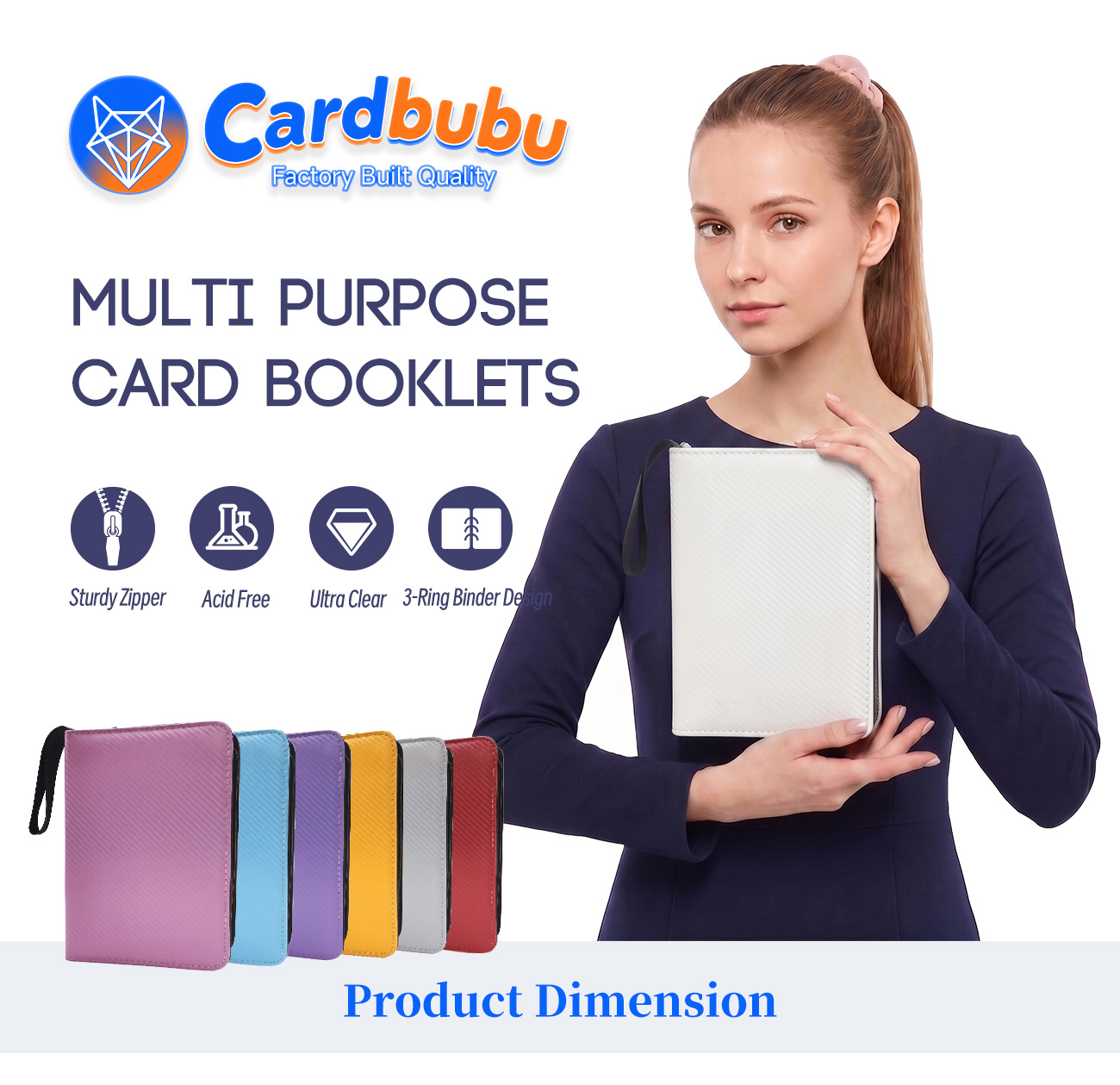Premium 400 Pocket Card Binder for TCG Sports Cards Game Collections OEM Factory