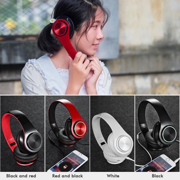 Wireless Headphones Bluetooth Earphone Foldable Adjustable Handsfree Headset with MIC for samsung xiaomi mobile phone