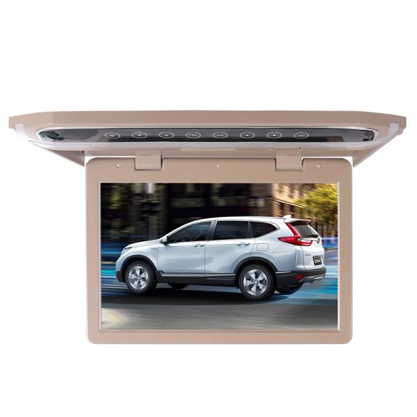 22 Inch Motorized Flip Down Monitor Roof Mount , Car Ceiling Mounted Monitor
