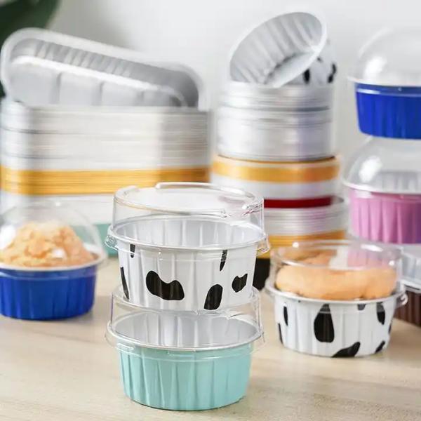PP Disposable Food Packaging Box for Chocolate Tin Foil Container Microwave Safe