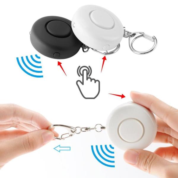 Grey  Green  Keychain Alarm Siren For Women Men 140db Blue Pink OEM Children Elderly 40g