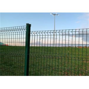 Pvc Coated Galvanized V Bend Curved 3D Welded Wire Mesh Fence Panel For Outdoor Garden Farm
